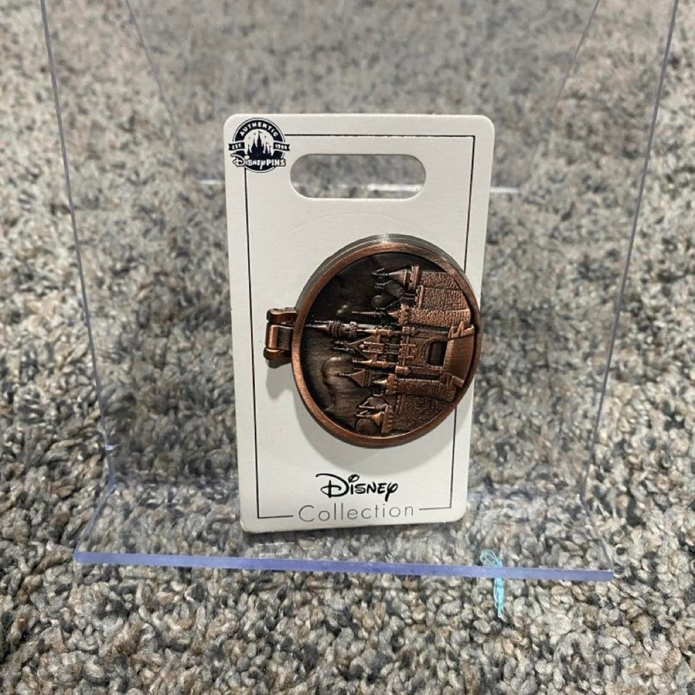 Disney Hinged Pin Sleeping Beauty Castle Kind of Fun to Do the Impossible Quote